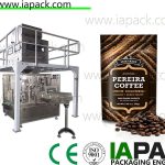 自动咖啡豆包装机立式袋拉链填充封口机